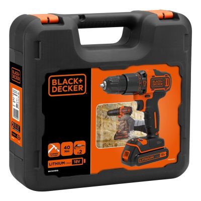 11. Black & Decker BDCHD18KB-QW wiertło Czarny, Pomarańczowy
