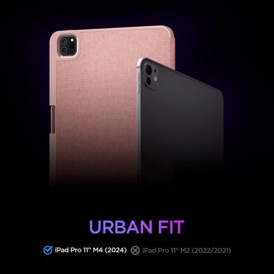 13. Etui Spigen Urban Fit na iPad Pro 11" 5 / 6 / 2024-2025 - różowe