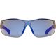 3. Okulary rowerowe UVEX Equate, black/blue matt/mirror blue
