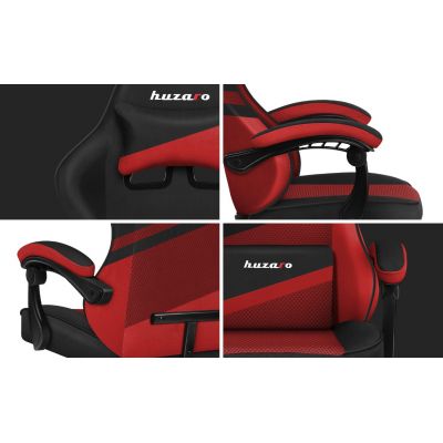10. Fotel gamingowy Huzaro Force 4.4 Red Mesh