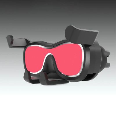 3. Grawitacyjny uchwyt samochodowy do smartfona na kratkę nawiewu z odświeżaczem czarny (YC06)