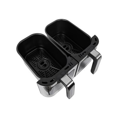 4. AIR FRYER frytkownica beztłuszczowa BLOW 2500W 9L dwukomorowa