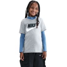 Koszulka dla dzieci Nike Sportswear szara FZ5178 064