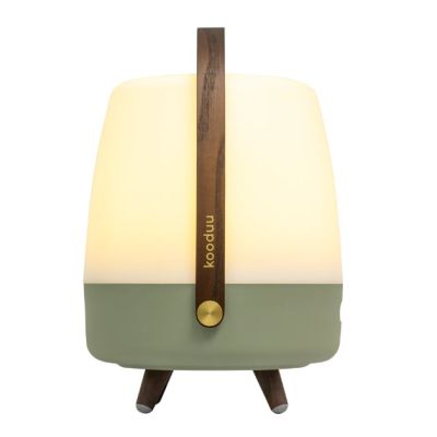 3. KOODUU LITE-UP PLAY Lampa przenośna z głośnikiem - Ciemnozielony