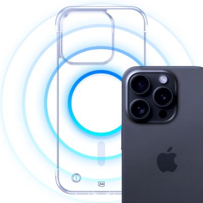 14. Etui 3mk Just20g MagCase na iPhone 16 Pro Max - przezroczyste