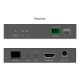 11. Przedłużacz światłowodowy HDMI 4K/60Hz przez IP 1G lub do 40km/300m, HDMI Loop-Out, sterowanie IR - zestaw