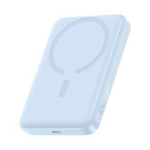 Powerbank Baseus EnerFill FM11 Ultra-Mini 10000mAh 22,5W indukcyjny kompatybilny z MagSafe z białym kablem Basus Simple USB-C 20V/3A 0,3m - niebieski