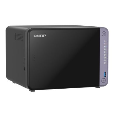 4. Qnap TS-632X-4G, Tower, 6 x 2.5"/3.5" SATA, AnnapurnaLabs Alpine AL524 4C, 4GB (Max. 16GB) DDR4 SODIMM, 2 x 2.5GbE, 2 x 10GbE SFP+, 2 x USB 3.2 Gen, adapter 120W