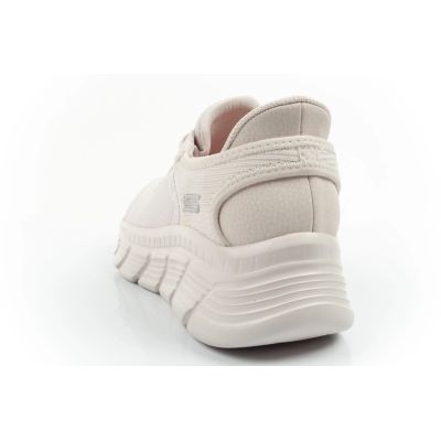 5. Skechers buty damskie sportowe Bobs B Flex SLIP-INS ecru wygodne
