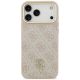 3. Etui Guess 4G Strass Logo MagSafe na iPhone 18 Pro Max / 17 Pro Max - różowe