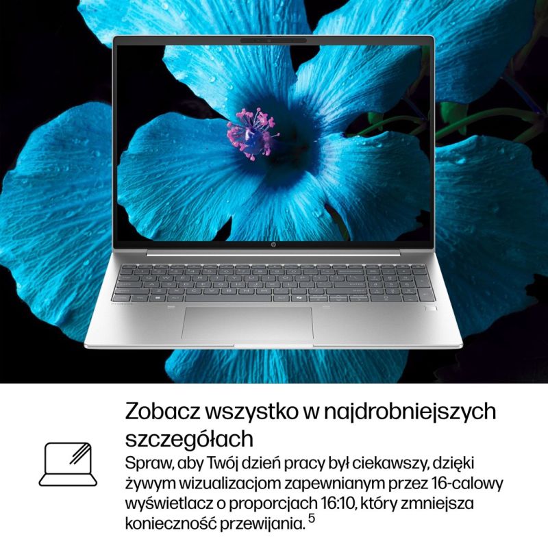 72. HP ProBook 4 G1i Ultra 5 225U 16''WUXGA 300nits AG 16GB DDR5 5600 SSD512 Arc Cam1080p 56Wh W11Pro Pike Silver Aluminium 3Y OnSite