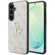 Etui Guess Leather 4G Metal Logo na Samsung Galaxy S26 FE - różowe