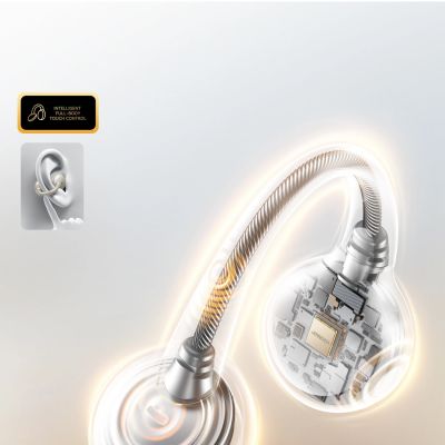 3. Słuchawki bezprzewodowe Joyroom Openfree JR-OE3 TWS douszne - srebrne