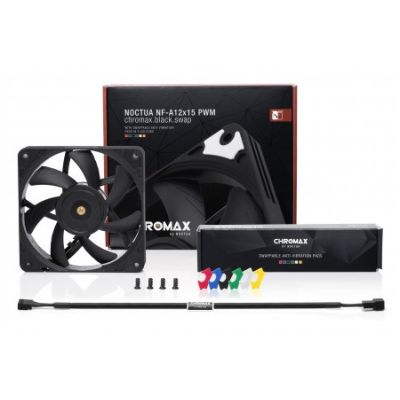 3. Wentylator NOCTUA NF-A12x15 PWM Chromax.black.swap