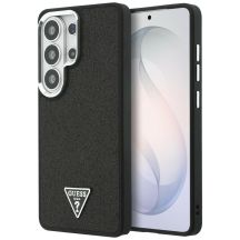 Etui Guess Fixed Glitter Triangle MagSafe na Samsung Galaxy S26 Ultra - czarne