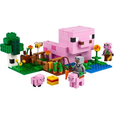 3. LEGO MINECRAFT 21268 Dom prosiaczka