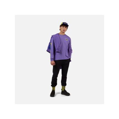 3. Koszulka unisex ROSSIGNOL SUPER LS TEE fioletowa