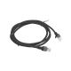 2. PATCHCORD KAT.6 UTP 1.5M CZARNY FLUKE PASSED LANBERG 10-PACK