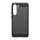 4. Carbon Case etui Samsung Galaxy S23+ elastyczny silikonowy karbonowy pokrowiec czarne