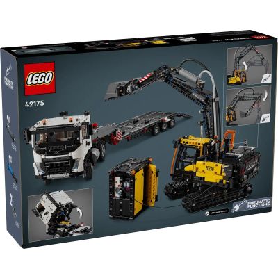 8. LEGO Technic 42175 Ciężarówka Volvo FMX i koparka EC230 Electric