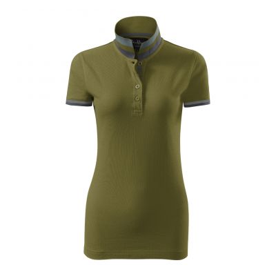2. Koszulka polo Malfini Collar Up W MLI-257A3 zieleń avocado