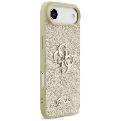 4. Etui Guess Fixed Glitter Big 4G na iPhone Air - złote