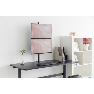 11. Uchwyt biurkowy pionowy 2xLCD max. 32" 8kg