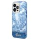 2. Etui Guess Porcelain Collection na iPhone 14 Pro - niebieskie