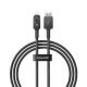 Kabel Baseus Unbreakable USB-IP 2.4A 1m (czarny)