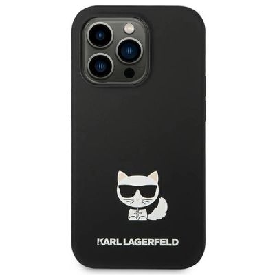 3. Etui Karl Lagerfeld Silicone Choupette Body na iPhone 14 Pro Max - czarne