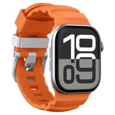4. Pasek Spigen WBS2 na Apple Watch 44 / 45 / 46 / 49 mm - pomarańczowy