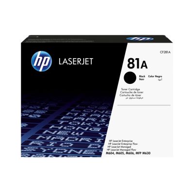 6. HP Oryginalny wkład laserowy 81A LaserJet, czarny