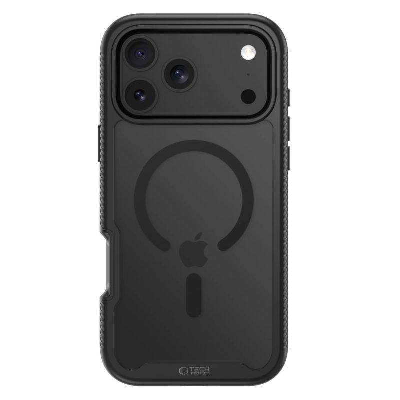 3. Etui Tech-Protect Defense MagSafe na iPhone 17 Pro / 18 Pro - czarne matowe