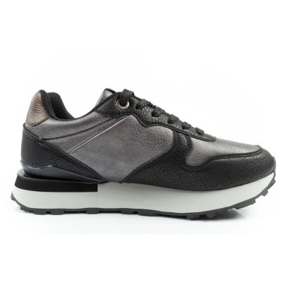 4. Lee Cooper buty sportowe sneakersy damskie modne wygodne wytrzymałe szare czarne