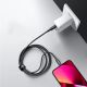 11. Kabel Acefast C4-01 Lightning - USB-C PD 30W 3A 480Mb/s 1,8m - czarny