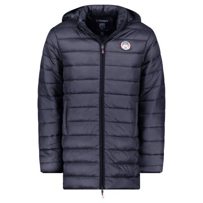 Kurtka męska Geographical Norway AMIGOMAP LONG HOOD DB NAVY MEN 233 NAVY (WZ5088H/GN-MARINE)