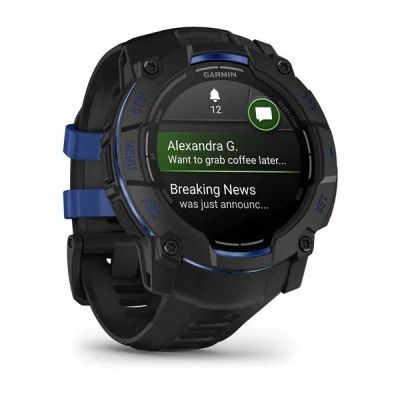 14. Garmin Instinct 3 3,3 cm (1.3") AMOLED 45 mm Cyfrowy 416 x 416 px Czarny GPS