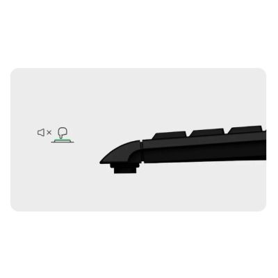 3. KeySonic KSK-3010ELC (DE) klawiatura Dom USB QWERTZ Niemiecki Czarny