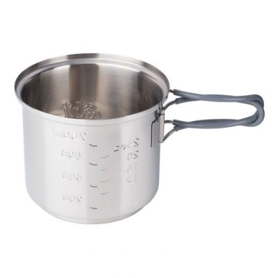 3. ESBIT Cookset z palnikiem alkoholowym Słoiczek 0,985 l Stal nierdzewna