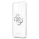 6. Etui Guess 4G Silver Charms Collection na iPhone 12 Pro Max - przezroczyste