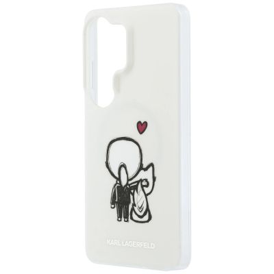 6. Etui Karl Lagerfeld IML Karl&Choupette MagSafe na Samsung Galaxy S26 Ultra - przezroczyste