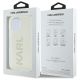 8. Etui Karl Lagerfeld IML Rhinestones Logo na iPhone 16 Pro Max 6.9" - przezroczyste