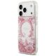 2. Etui Guess Resin Bottom Glitter MagSafe na iPhone 17 Pro - różowe