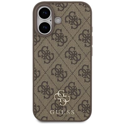 3. Etui Guess 4G Small Classic Logo MagSafe na iPhone 17 - brązowe