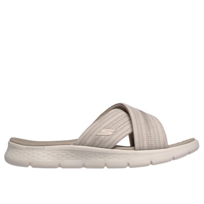 3. Skechers damskie Japonki GO WALK FLEX SANDAL IMPRESSED 141420 DKTP