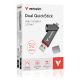 7. Verbatim Dual QuickStick pamięć USB 512 GB USB Type-A / USB Type-C 3.2 Gen 1 (3.1 Gen 1) Szary