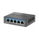 6. 5-portowy wielogigabitowy przełącznik biurkowy D-Link 2,5G - niezarządzalny - L2 - 2.5G Ethernet (100/1000/2500)
