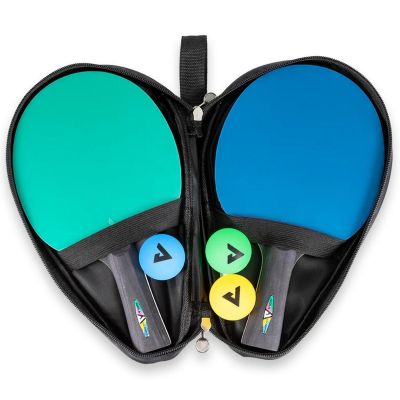 4. ZESTAW DO TENISA STOŁOWEGO JOOLA COLORATO DUO 2 RAKIETKI 3 PIŁECZEK I POKROWIEC