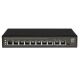 2. Przełącznik LevelOne FE PoE+ 10-portowy/IP30 120W 1Gbps