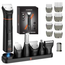 Trymer MAXGROOM JK-666 6w1 do brody, włosów, ciała, nosa i uszu IPX6 - czarny